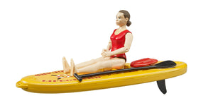 B62785 BRUDER BW LIFE GUARD AND STAND-UP PADDLE BOARD