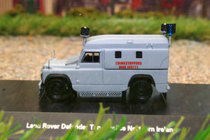BOS87810 BOS 187 Scale Land Rover Tangi Police Northern Ireland 1986