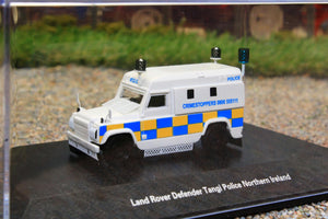 BOS87811 BOS 187 Scale Land Rover Tangi Police Northern Ireland WHITE VERSION