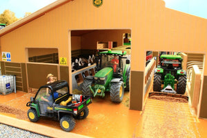 Bt3000 Traditional Cubicle Shed With Free Set Of Britains Fresian Cows! Farm Buildings & Stables