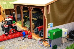 Bt5000 Tractor & Implement Shed With Free Set Of Brushwood Agri Barrels! Farm Buildings Stables