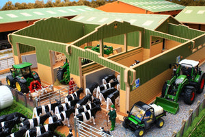 Bt8600 Covered Collecting Yard With Free Bt2010 Brushwood Slurry Ramp Farm Buildings & Stables (1:32