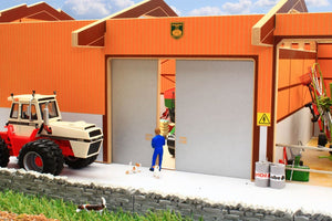 Bt8920 Monster 4 Bay Shed With Free Set Of Authentic Stone Walling! Farm Buildings & Stables (1:32