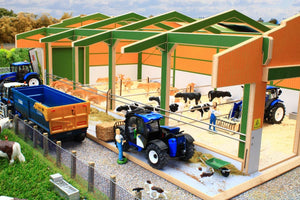 Bteuro2 Euro Style Livestock Shed With Free Set Of Brushwood Store Cattle! Farm Buildings & Stables