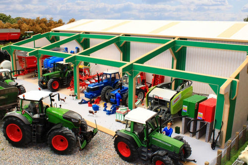 Bteuro5 Extension To Euro Tractor And Machinery Shed Farm Buildings & Stables (1:32 Scale)