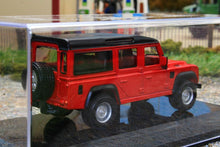 Load image into Gallery viewer, BUR32060R Burago 1:43 Scale Land Rover Defender 110  in Red