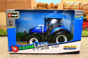 BUR44066AA Burago 1:32 Scale New Holland T7 HD 4WD Tractor