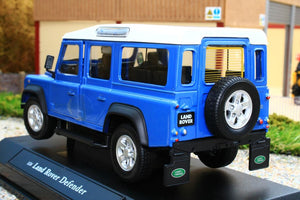 CAR125063 Oxford Diecast Cararama 1:24 Scale Land Rover Defender 110 Station Wagon in Blue