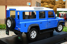 Load image into Gallery viewer, CAR125063 Oxford Diecast Cararama 1:24 Scale Land Rover Defender 110 Station Wagon in Blue