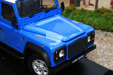 Load image into Gallery viewer, CAR125063 Oxford Diecast Cararama 1:24 Scale Land Rover Defender 110 Station Wagon in Blue