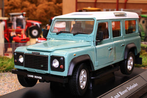 CAR125115 Oxford Diecast Cararama 1:24 Scale Land Rover Defender 110 Station Wagon in Pale Green