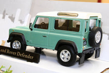 Load image into Gallery viewer, CAR455250 Oxford Diecast Cararama 1:43 scale Land Rover Defender 90 Station Wagon in Light Green white roof