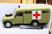 Load image into Gallery viewer, CARCR036 Oxford Diecast Cararama 1:43 Scale Land Rover Series 3 109 Army Ambulance Marshall