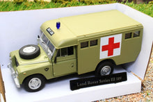 Load image into Gallery viewer, CARCR036 Oxford Diecast Cararama 1:43 Scale Land Rover Series 3 109 Army Ambulance Marshall