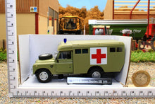 Load image into Gallery viewer, CARCR036 Oxford Diecast Cararama 1:43 Scale Land Rover Series 3 109 Army Ambulance Marshall