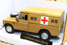 Load image into Gallery viewer, CARCR037 Oxford Diecast Cararama 1:43 Scale Land Rover Series 3 109 Army Ambulance Desert