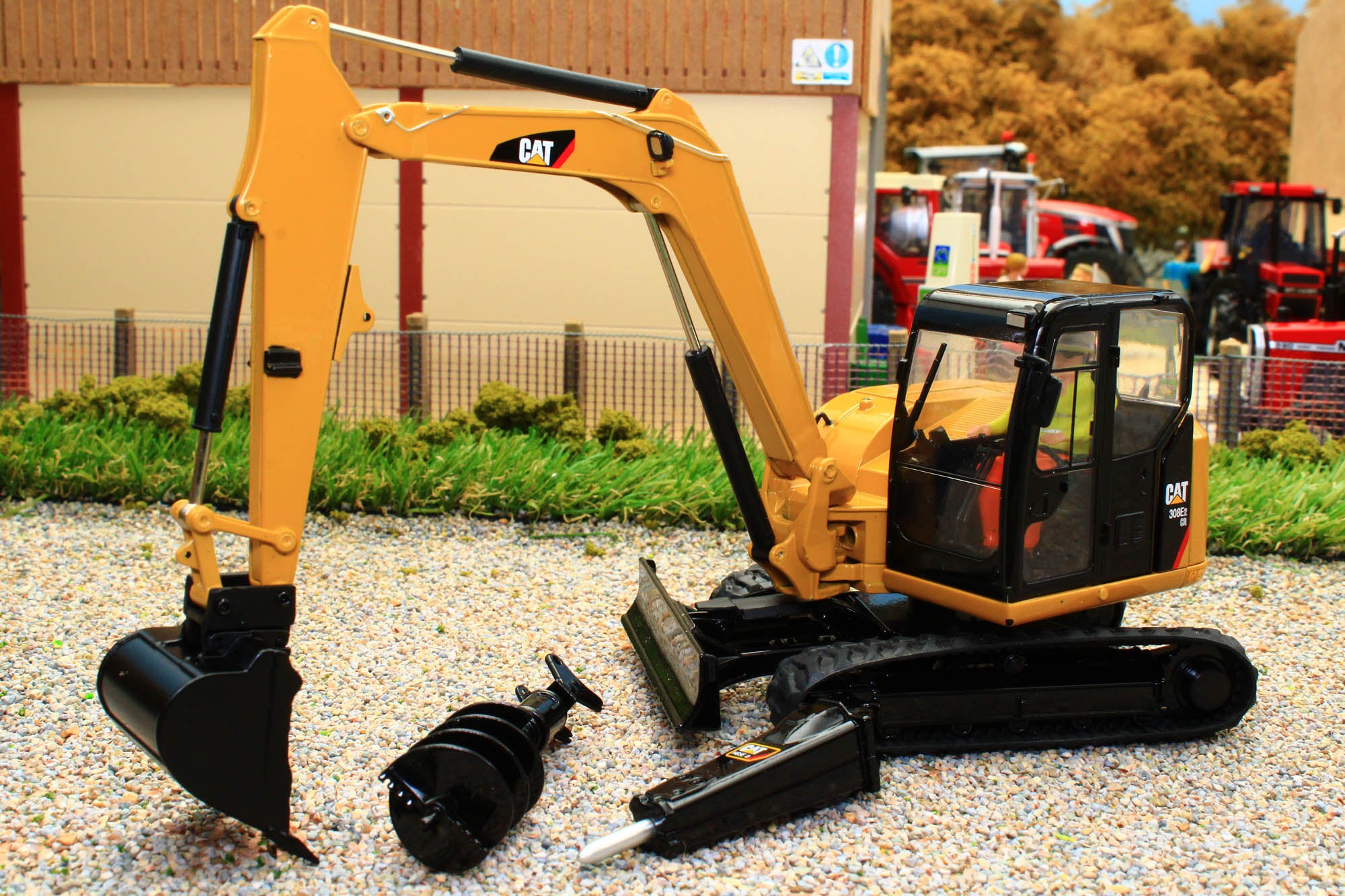 ダイキャストマスターズ CAT 308E2 CR SB ミニ油圧ショベル 308E2 CR SB Mini Hydraulic Excavator | Diecast Masters
