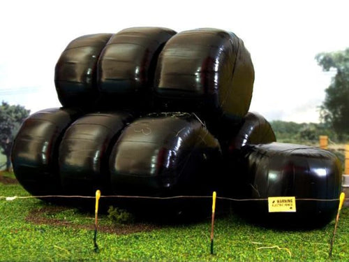 HLT-FB035 Wrapped Silage Bales (Black Wrapped)