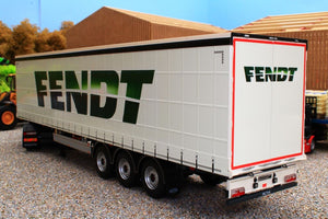 Mm1902-01-01 Marge Models Pacton Curtainside Trailer - Fendt Livery Tractors And Machinery (1:32