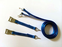 Load image into Gallery viewer, HLT-WM082 Ratchet Straps (Blue) out of packet