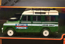 Load image into Gallery viewer, IXORAC387 IXO 1:50 Scale Land Rover Series II 109 Team Porsche Martini Safari Rally 1978 Assistance Truck