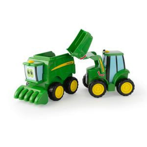 47193 BRITAINS JOHN DEERE FARMIN' FRIENDS TRACTOR AND COMBINE HARVESTER SET