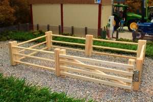KG0667 Kids Globe Set of 5 wooden fences with hinged gate