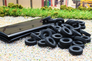 KG1884 KIDS GLOBE SILAGE PIT COVER AND 50 RUBBER TYRES