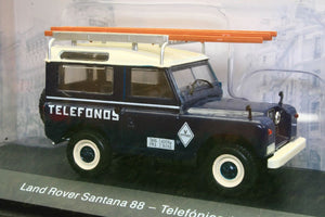 MAGMW06 MAG 143 Scale Land Rover Santana 88 1989 Telefonica Blue White