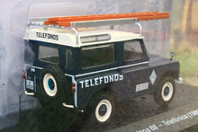 Load image into Gallery viewer, MAGMW06 MAG 143 Scale Land Rover Santana 88 1989 Telefonica Blue White