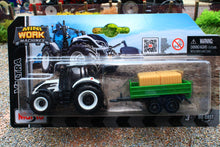 Load image into Gallery viewer, MAI15590VT MAISTO 1:64 Scale Valtra M2 Q Tractor with tipping trailer