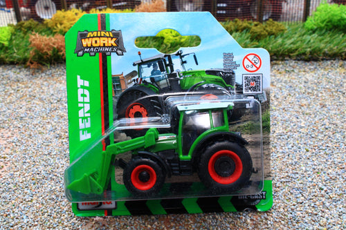 MAI15591F MAISTO 1:64 Scale Fendt 209 Tractor with Front Loader