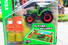 Load image into Gallery viewer, MAI15592F MAISTO 1:64 Scale Fendt Tractor with Playmat and Accessories