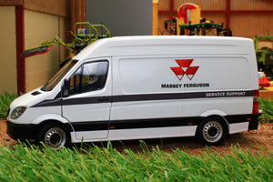 MM1905-01-02 MARGE MODELS MERCEDES SPRINTER VAN IN WHITE WITH MF LIVERY