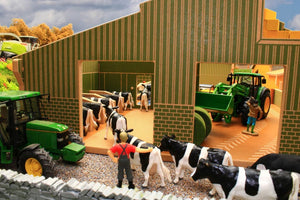 Bt8850 My First Farm Playset With Free Britains Mixed Animal Set! Buildings & Stables (1:32 Scale)