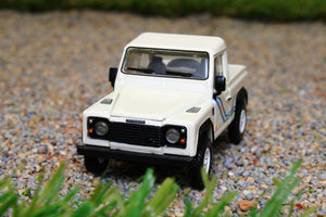 MGT00338 MiniGT 1:64 Scale Land Rover Defender 90 Pick Up in White MAY BE RHD OR LHD