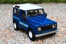 Load image into Gallery viewer, MGT00353L Mini GT 1:64 Scale Land Rover Defender 90 County Station Wagon in Stratos Blue LHD