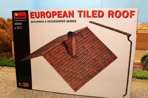 MIA35555 MiniArt 135 Scale European Tiled Roof Kit