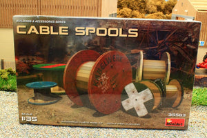 MIA35583 MiniArt 135 Scale Cable Spools Kit
