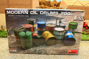 MIA35615 MiniArt 135 Scale Modern Oil Drums Kit