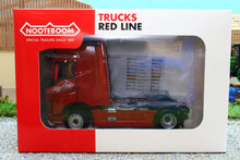 Load image into Gallery viewer, MM1810-03-01 Marge Models Volvo FH16 4x2 Lorry Nooteboom Livery in Red