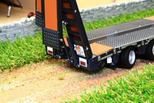 Load image into Gallery viewer, Mm1812-02 Marge Models Nooteboom Semi Low Loader Trailer In Anthracite With Wooden Panel Floor