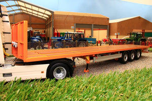 MM1901-04 MARGE MODELS PACTON FLATBED LORRY TRAILER IN YELLOW