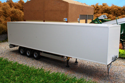 MM1904-01 Marge Models 1:32 Scale Pacton Box Trailer in White