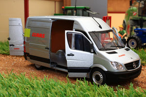 Mm1905-03-01 Marge Models Mercedes Benz Sprinter Van Silver Claas Edition Tractors And Machinery
