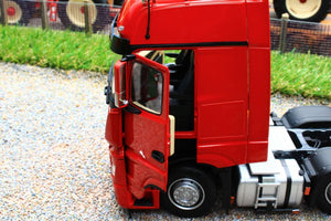 MM1912-04 MARGE MODELS MERCEDES BENZ ACTROS GIGASPACE 6X2 LORRY IN RED