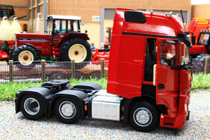 MM1912-04 MARGE MODELS MERCEDES BENZ ACTROS GIGASPACE 6X2 LORRY IN RED