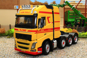 MM1915-03-01 Marge Models 132 Scale Volvo FH16 8 x 4 in Yellow Klomp Livery