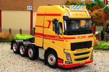 Load image into Gallery viewer, MM1915-03-01 Marge Models 132 Scale Volvo FH16 8 x 4 in Yellow Klomp Livery