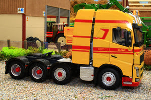 MM1915-03-01 Marge Models 132 Scale Volvo FH16 8 x 4 in Yellow Klomp Livery